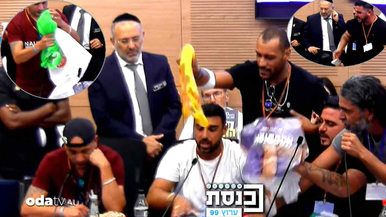 israil meclisinde sok protesto eski askerleri masaya doktu Y1m2ntt6