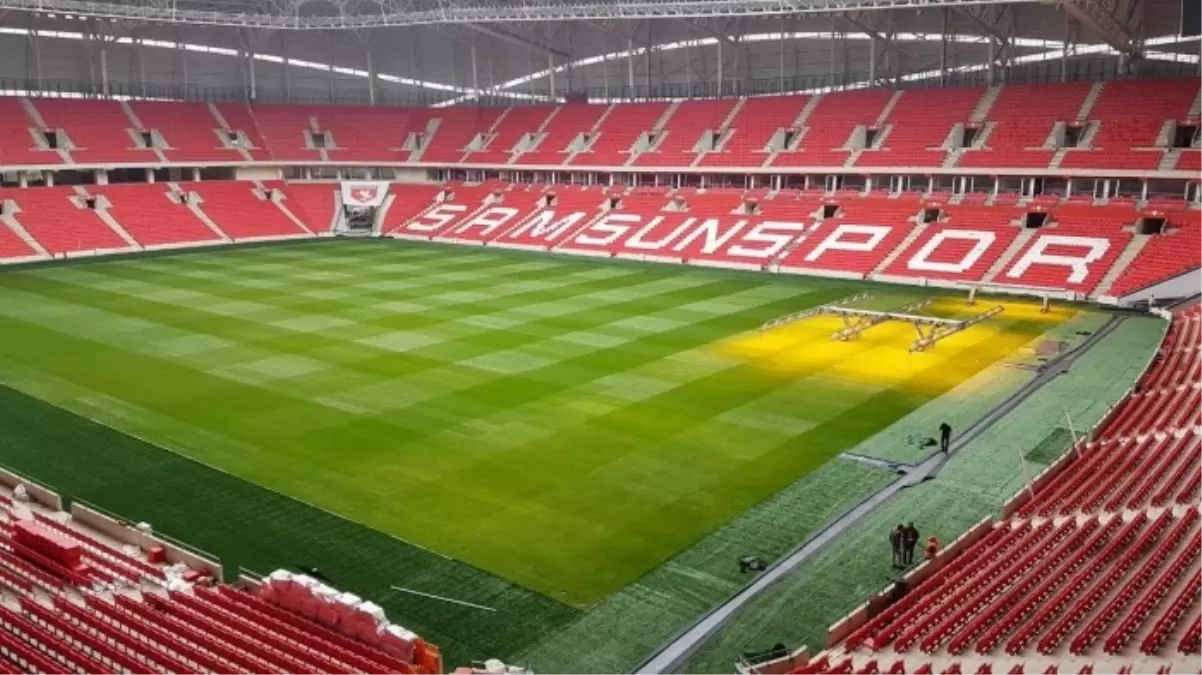 samsun 19 mayis stadyumu zemini degerlendirildi zUG59txD